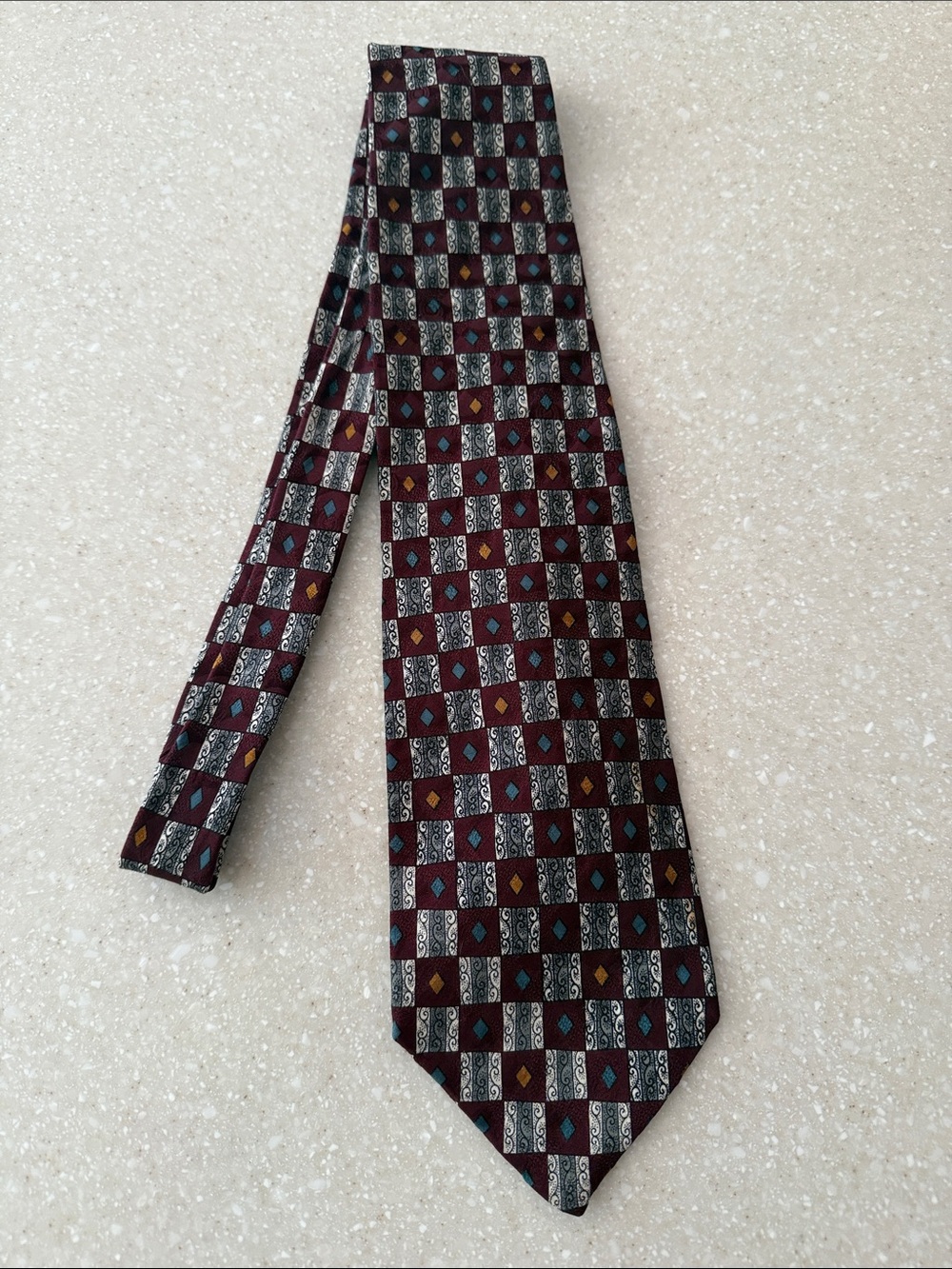 VALENTINO Pietro Pure Silk Neck Tie From Italy